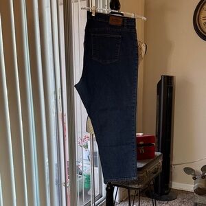 Ralph Lauren Women’s Straight Leg Jeans — Dark Blue Denim